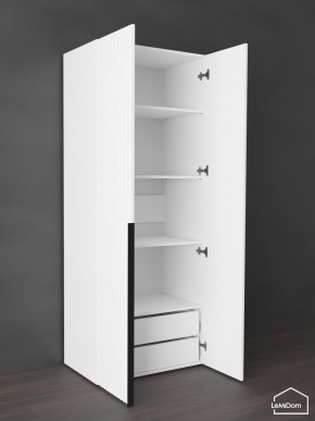 Шкаф Linnea MHR-2-4 2050х800х510 (Белый-М 11.1.2) в Игре - igra.ok-mebel.com | фото 6