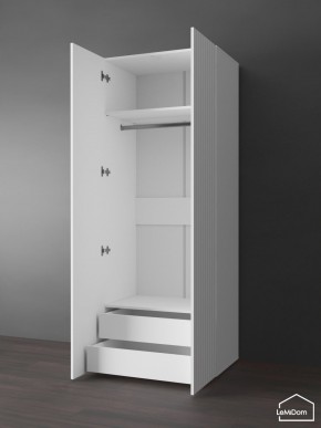 Шкаф Linnea MHR-2PO-3 2050х800х510 (Белый-М 11.1.1) в Игре - igra.ok-mebel.com | фото 5
