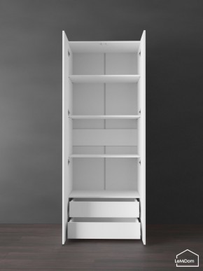 Шкаф Linnea MHR-2PO-4 2050х800х510 (Белый-М 11.1.2) в Игре - igra.ok-mebel.com | фото 6