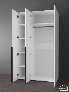 Шкаф Linnea MHR-3-1 2050х1200х510 (Белый-М 11.1.2) в Игре - igra.ok-mebel.com | фото 5