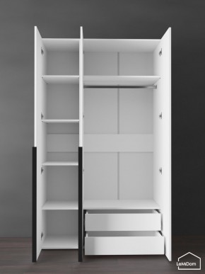 Шкаф Linnea MHR-3-2 2050х1200х510 (Белый-М 11.1.2) в Игре - igra.ok-mebel.com | фото 6