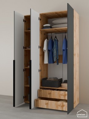 Шкаф Linnea MHR-3-2 2050х1200х510 (ДВ-М 11.1.25) в Игре - igra.ok-mebel.com | фото 6