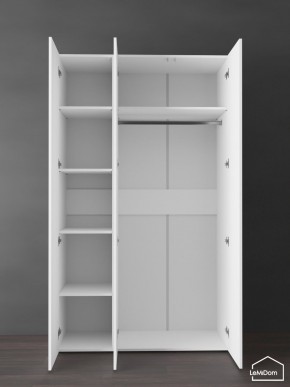Шкаф Linnea MHR-3PO-1 2050х1200х510 (Белый-М 11.1.2) в Игре - igra.ok-mebel.com | фото 5