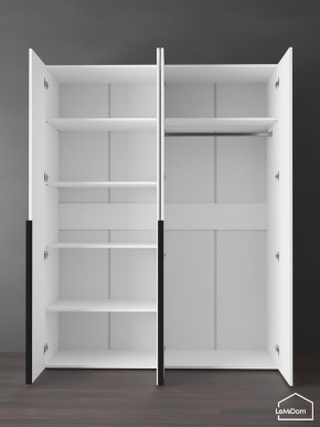 Шкаф Linnea MHR-4-1 2050х1600х510 (Белый-М 11.1.2) в Игре - igra.ok-mebel.com | фото 4