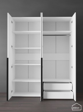 Шкаф Linnea MHR-4-2 2050х1600х510 (Белый-М 11.1.2) в Игре - igra.ok-mebel.com | фото 5
