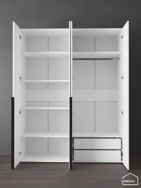 Шкаф Linnea MHR-4-2 2050х1600х510 (Белый-М 11.1.2) в Игре - igra.ok-mebel.com | фото 6