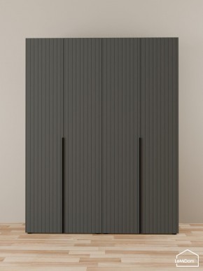 Шкаф Linnea MHR-4-2 2050х1600х510 (Графит-М 11.1.25) в Игре - igra.ok-mebel.com | фото