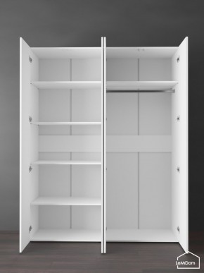 Шкаф Linnea MHR-4PO-1 2050х1600х510 (Белый-М 11.1.1) в Игре - igra.ok-mebel.com | фото 4