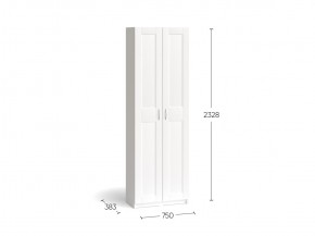 Шкаф МАКС двухдверный узкий, цвет белый в Игре - igra.ok-mebel.com | фото 3