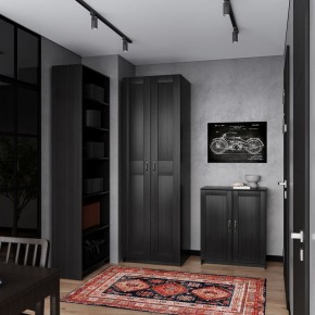 Шкаф МАКС двухстворчатый, цвет Дуб Венге в Игре - igra.ok-mebel.com | фото 4