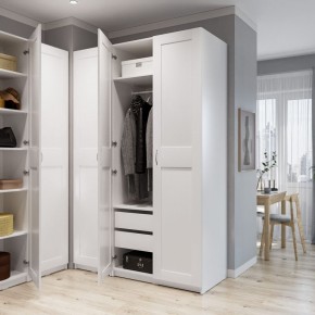 Шкаф МАКС однодверный, цвет белый в Игре - igra.ok-mebel.com | фото 4
