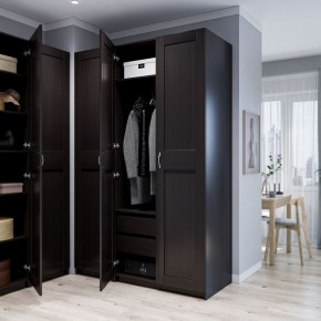 Шкаф МАКС однодверный, цвет Дуб Венге в Игре - igra.ok-mebel.com | фото 4
