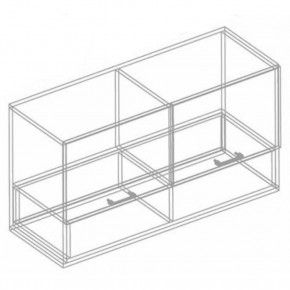 Шкаф настенный "Сандра" 1000 (Белый лофт) в Игре - igra.ok-mebel.com | фото 2
