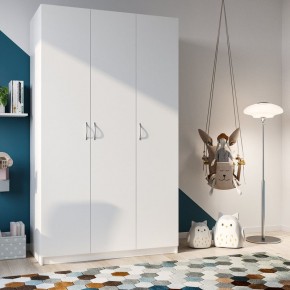 Шкаф ПЕГАС трехдверный, цвет белый в Игре - igra.ok-mebel.com | фото 2