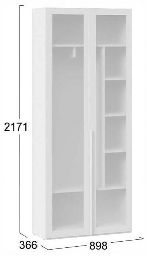 Шкаф платяной Порто СМ-393.07.226 в Игре - igra.ok-mebel.com | фото 4