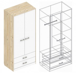 Шкаф "Милана" 2-х створчатый с 2 ящиками в Игре - igra.ok-mebel.com | фото 3