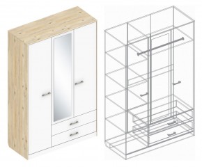 Шкаф "Милана" 3-х створчатый с 2 ящиками в Игре - igra.ok-mebel.com | фото 3