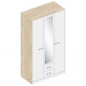 Шкаф "Милана" 3-х створчатый с 2 ящиками по центру в Игре - igra.ok-mebel.com | фото
