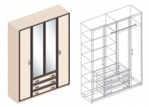 НАОМИ Шкаф 4-х створчатый в Игре - igra.ok-mebel.com | фото 3