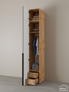 Шкаф с антресолью Linnea MHR-1A-3 2450х400х510 (ДВ-М 11.1.25) в Игре - igra.ok-mebel.com | фото 5