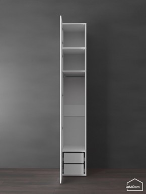 Шкаф с антресолью Linnea MHR-1POA-3 2450х400х510 (Белый-М 11.1.1) в Игре - igra.ok-mebel.com | фото 5