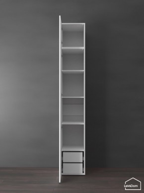Шкаф с антресолью Linnea MHR-1POA-4 2450х400х510 (Белый-М 11.1.1) в Игре - igra.ok-mebel.com | фото 6