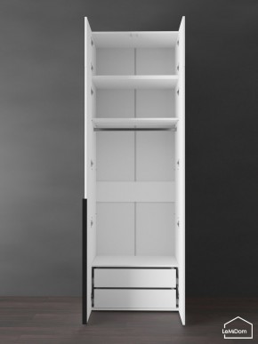 Шкаф с антресолью Linnea MHR-2A-3 2450х800х510 (Белый-М 11.1.2) в Игре - igra.ok-mebel.com | фото 6