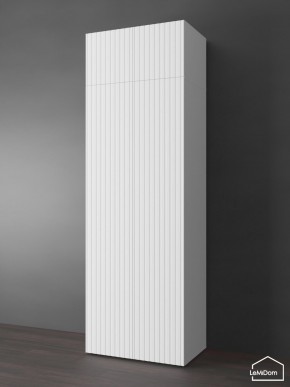 Шкаф с антресолью Linnea MHR-2POA-3 2450х800х510 (Белый-М 11.1.1) в Игре - igra.ok-mebel.com | фото