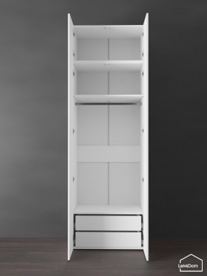 Шкаф с антресолью Linnea MHR-2POA-3 2450х800х510 (Белый-М 11.1.2) в Игре - igra.ok-mebel.com | фото 5