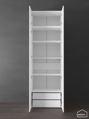 Шкаф с антресолью Linnea MHR-2POA-4 2450х800х510 (Белый-М 11.1.2) в Игре - igra.ok-mebel.com | фото 6