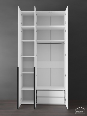 Шкаф с антресолью Linnea MHR-3A-2 2450х1200х510 (Белый-М 11.1.2) в Игре - igra.ok-mebel.com | фото 6