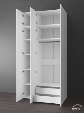Шкаф с антресолью Linnea MHR-3POA-2 2450х1200х510 (Белый-М 11.1.1) в Игре - igra.ok-mebel.com | фото 5