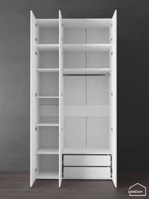 Шкаф с антресолью Linnea MHR-3POA-2 2450х1200х510 (Белый-М 11.1.1) в Игре - igra.ok-mebel.com | фото 6