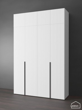 Шкаф с антресолью Linnea MHR-4A-1 2450х1600х510 (Белый-М 11.1.2) в Игре - igra.ok-mebel.com | фото