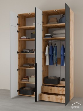 Шкаф с антресолью Linnea MHR-4A-2 2450х1600х510 (ДВ-М 11.1.25) в Игре - igra.ok-mebel.com | фото 6