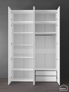 Шкаф с антресолью Linnea MHR-4POA-2 2450х1600х510 (Белый-М 11.1.2) в Игре - igra.ok-mebel.com | фото 5