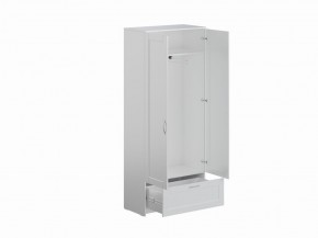 Шкаф СИРИУС двухстворчатый с выдвижным ящиком, белый в Игре - igra.ok-mebel.com | фото 2