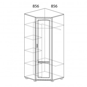 Шкаф угловой №243 Белла в Игре - igra.ok-mebel.com | фото 2