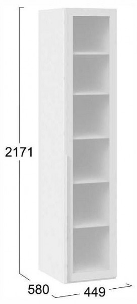 Шкаф-витрина Порто СМ-393.07.008 в Игре - igra.ok-mebel.com | фото 3
