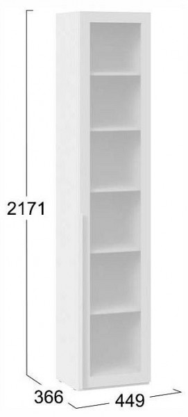 Шкаф-витрина Порто СМ-393.07.213 в Игре - igra.ok-mebel.com | фото 4