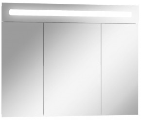 Шкаф-зеркало Аврора 90 с подсветкой LED Домино (DV8011HZ) в Игре - igra.ok-mebel.com | фото
