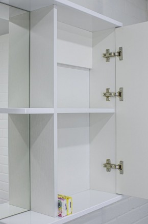 Шкаф-зеркало Норма 1-55 правый АЙСБЕРГ (DA1604HZ) в Игре - igra.ok-mebel.com | фото 6
