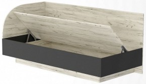 СОНАТА КРС- 900 Кровать (софа) с ПМ (дуб крафт белый/антрацит) в Игре - igra.ok-mebel.com | фото 2
