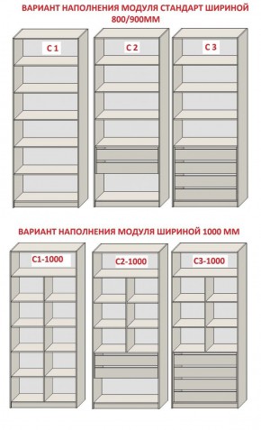 Спальня Серый камень + Кровать (серии «ГЕСТИЯ») Серый камень/Дуб Небраска натуральный в Игре - igra.ok-mebel.com | фото 14