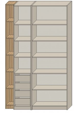 Спальня Серый камень 6 (серии «ГЕСТИЯ») в Игре - igra.ok-mebel.com | фото 2