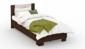 Спальня Аврора Кровать 90 со встроенным основанием под матрас Венге/Дуб молочный в Игре - igra.ok-mebel.com | фото