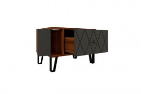 Спальня Римини ПМ-375.10 исп.2 Тумба (МДФ графит софт) в Игре - igra.ok-mebel.com | фото 2