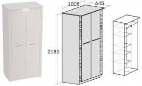 Спальный гарнитур Элана (модульная) Бодега белая в Игре - igra.ok-mebel.com | фото 10