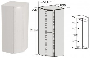 Спальный гарнитур Элана (модульная) Бодега белая в Игре - igra.ok-mebel.com | фото 12