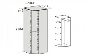 Спальный гарнитур Элана (модульная) Дуб сонома в Игре - igra.ok-mebel.com | фото 9